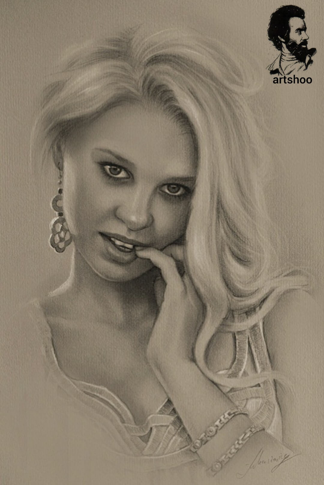 آموزش نقاشی سیاه قلم